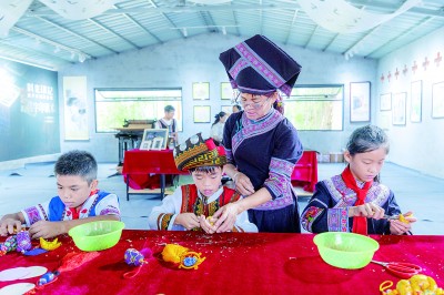 壮族麽乜：一根彩线穿古今CQ9电子平台广西右江(图2)